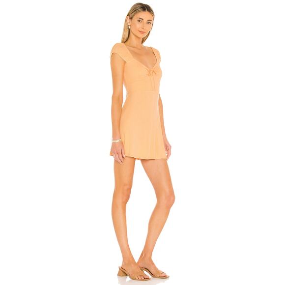 L*Space Sirena Mini Dress in Cantelope Orange Size Small - Picture 7 of 7